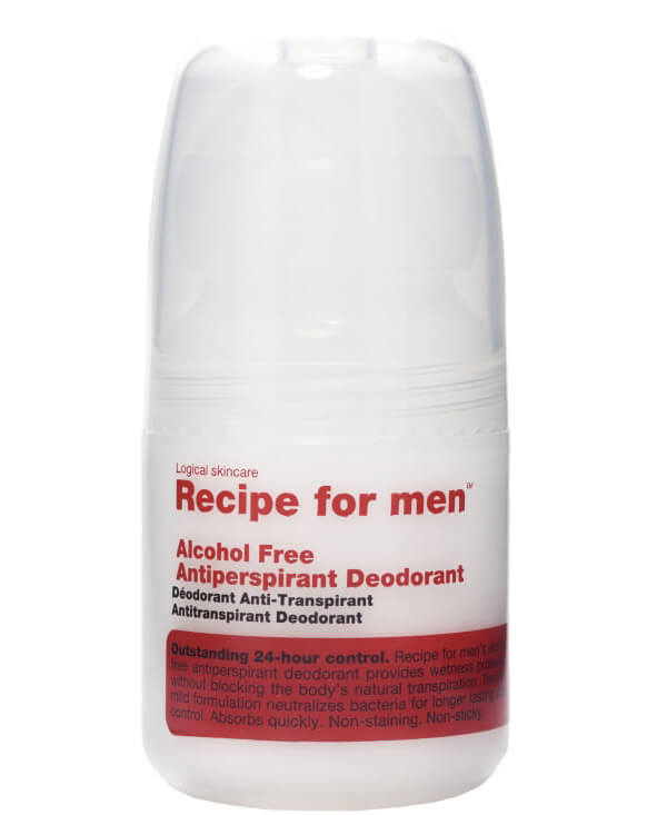 Recipe for Men Alcohol Free Antiperspirant, 60 ml