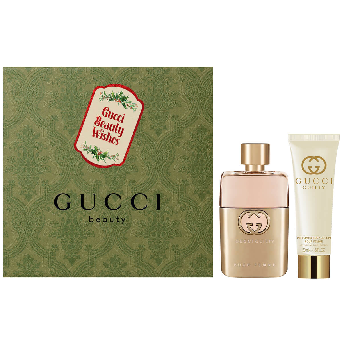 GUCCI Guilty Pour Femme Edp and Body Lotion (50 + 50 ml) Bredt u bilde